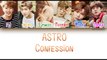 ASTRO - Confession Lyrics (color coded  hanromeng)