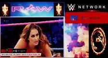 WWE Smackdown Live 11/15/16 Nikki Bella vs Carmella ( Team Raw attacks Team Smackdown )