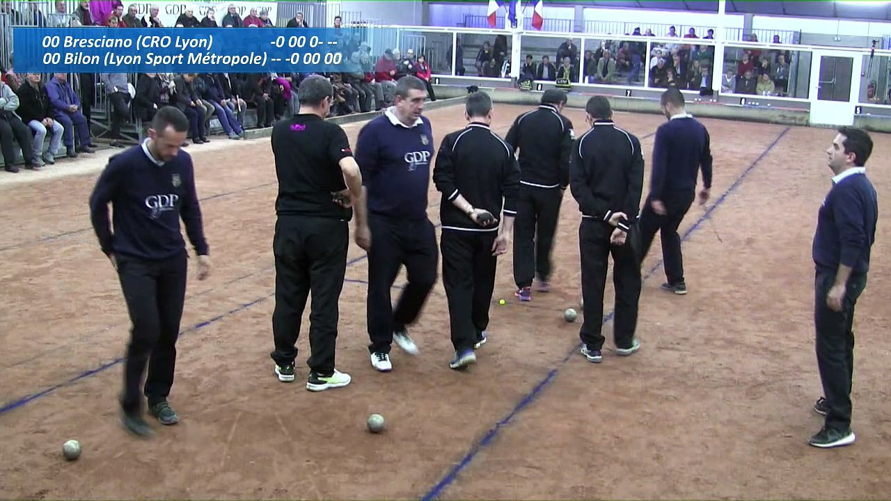 Finale Bilon contre Bresciano, cinquième étape du Trophée Super 16, Sport Boules, Mably 2016