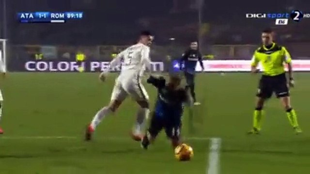 2-1 Franck Kessie Penalty Goal HD - Atalanta 2-1 AS Roma 20.11.2016 HD