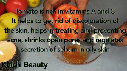 Get Bright Glowing Skin In Minutes The Best Tomato Mixture For Face  Instant Result Khichi Beauty