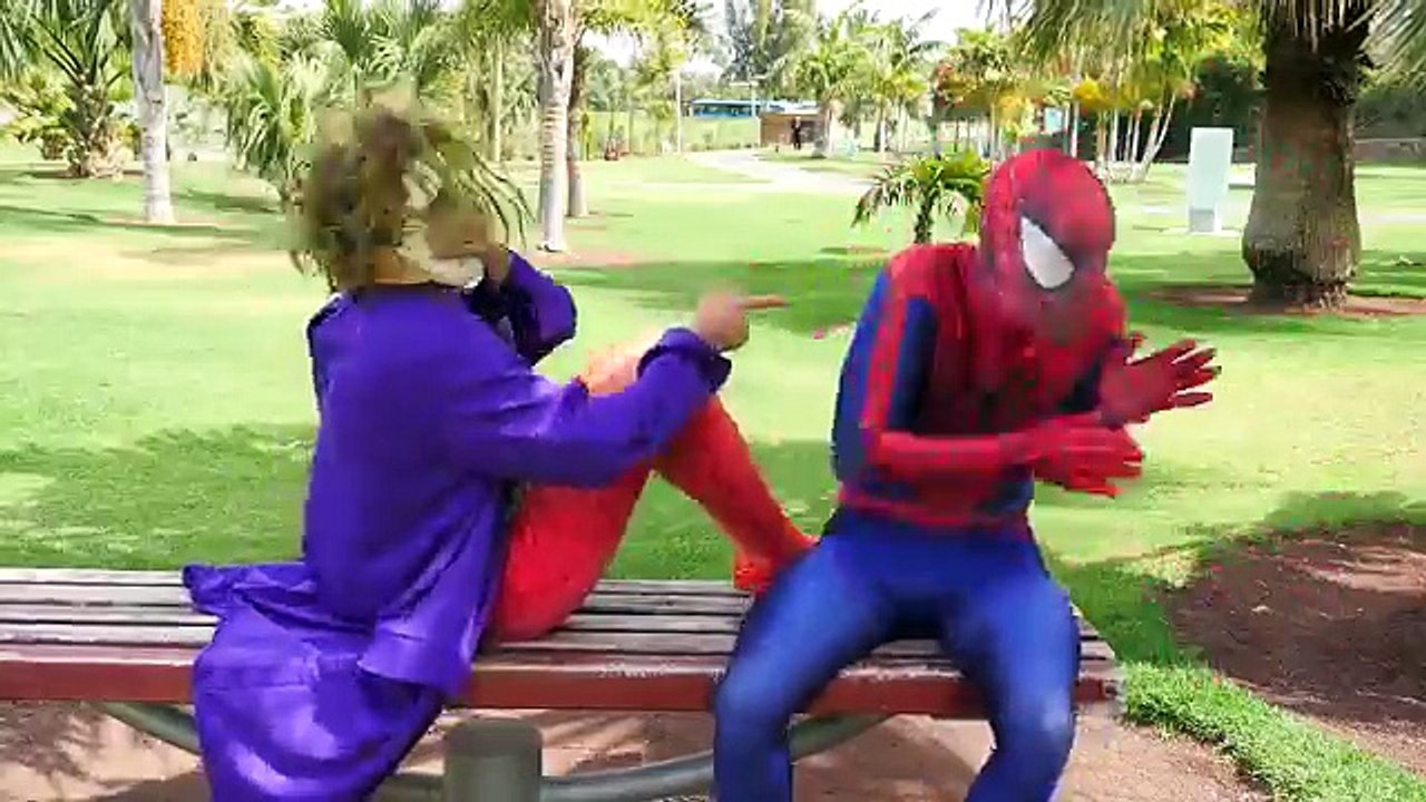 Spidergirl Rosa Obter Cabelo do arco-íris W Elsa Frozen, Preto Homem Aranha vs Joker Super heróis
