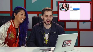 YouTubers React to Song Lyric Text Prank Compilation