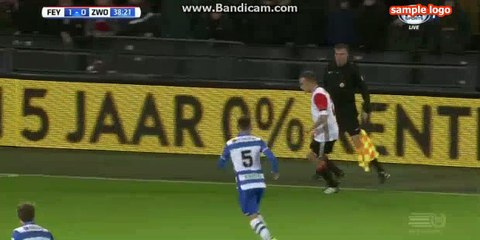 Dirk Kuyt Goal - Feyenoord 1-0 Zwolle 11 20 2016