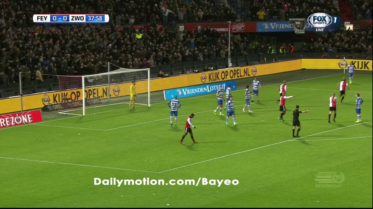 Dirk Kuyt Goal HD - Feyenoord 1-0 Zwolle - 20.11.2016