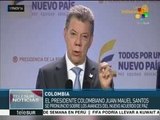 Colombia: Santos se pronuncia sobre avances del acuerdo de paz