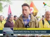 España: miles marcha contra recortes sociales