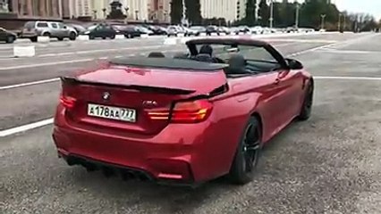 BMW M4 Convertible Roof Demo Amazing !
