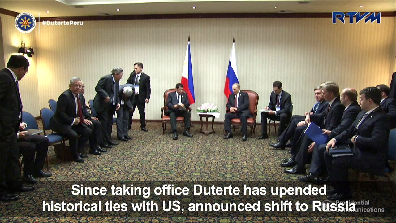 Philippines' Duterte meets 'hero' Putin