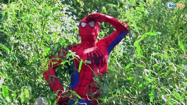 Spiderman & Frozen Elsa TOILET PRANK! w/ Hulk Joker Masha Toys Vampire Superhero IRL