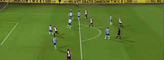 Dirk Kuyt Goal - Feyenoord vs PEC Zwolle 1-0  20-11-2016