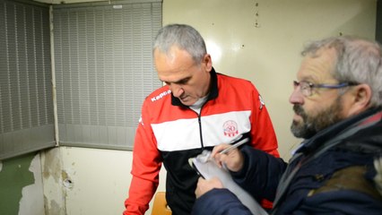 Réaction du coach Manu ABREU d'apres match de la rencontre OSQ / MARCK