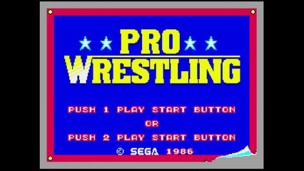 1986 - Master System -  Pro Wrestling