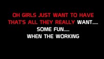 Cyndi Lauper - Girls just want to have fun KARAOKE / INSTRUMENTAL