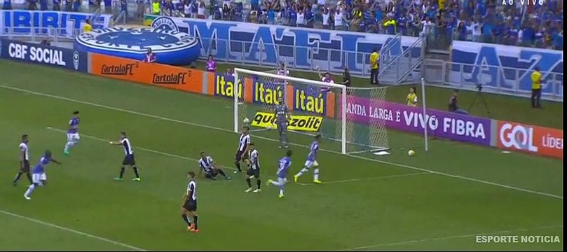 Cruzeiro vs Santos 1-0 Gol de Arrascaeta 36ª Rodada do Brasileirão 20-11-2016 (HD)