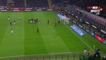 Geoffrey Kondogbia over the bar AC Milan vs Inter 20.11.2016 Serie A
