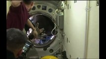 Raw: Int'l Space Station Gets 3 New Crew Members