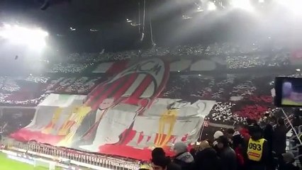 AC Milan vs Inter - Amazing Choreography 20-11-2016