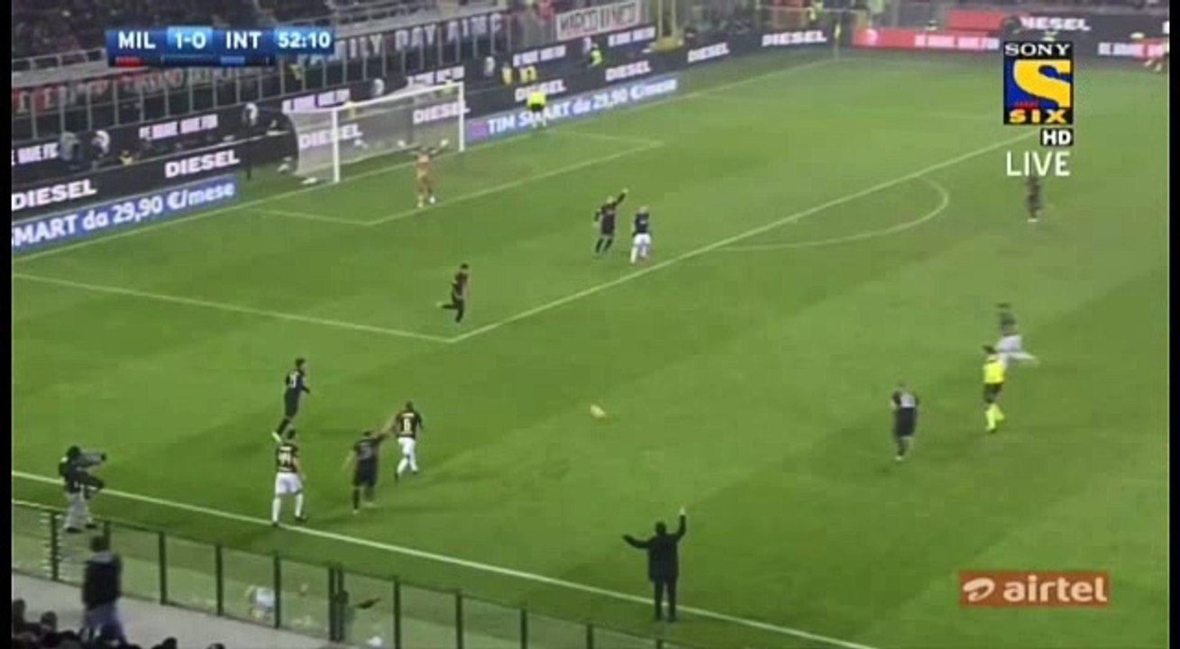 Antonio Candreva Equalizer Goal HD - AC Milan 1-1 Internazionale - 20.11.2016 HD