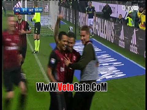 سوسو يتقدم بالهدف الثانى لـ ميلان فى انتر ميلان