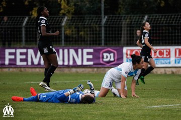 D1 féminine - OM 2-1 Juvisy : le but de Sandrine Brétigny (62e)