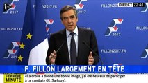 Primaire de la droite : le discours de François Fillon, vainqueur du 1er tour (i-Télé)