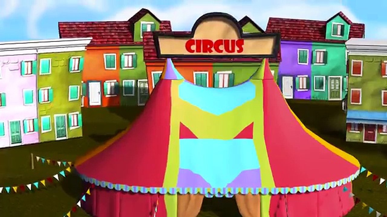Baby Finger Family Song with circus animals - Circus Animals Songs