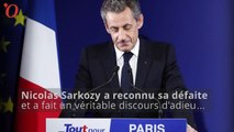 Résultats de la primaire de la droite : le (nouveau) discours d’adieu de Nicolas Sarkozy