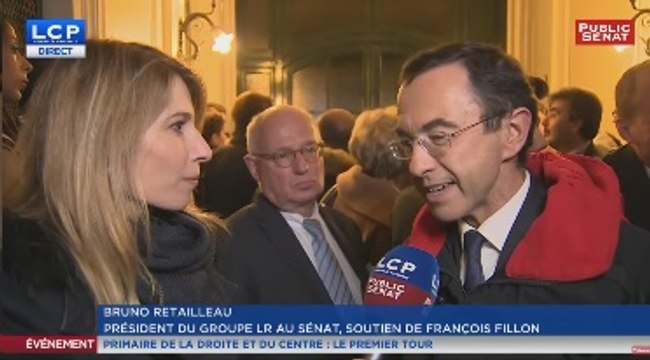 Bruno Retailleau, porte-parole de François Fillon : J'espère que ce succès va s'amplifier.