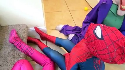 Spiderman Pokemon GO Zombie Attack Spiderman vs Elsa vs Joker Pink Spidergirl Funny Superheroes