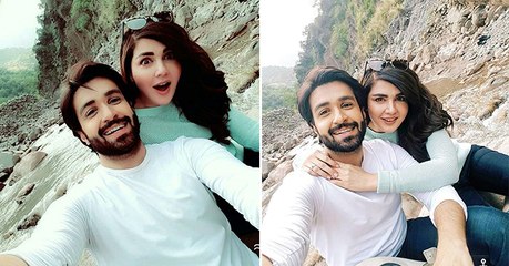 Amazing Pictures of Mahnoor Baloch and Azfar Rehman From Wadi Neelam