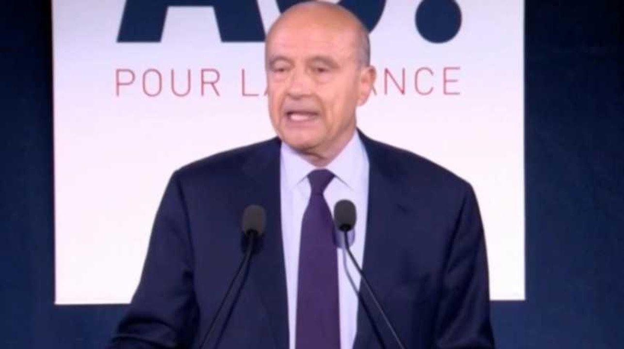 Alain Juppé : "J'ai décidé de continuer le combat"