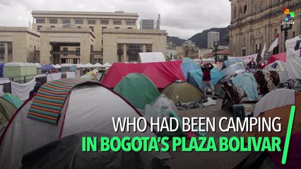 Colombian Police Evict Peace Deal Protesters