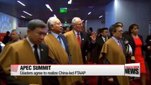 APEC members agree to realize China-led FTAAP