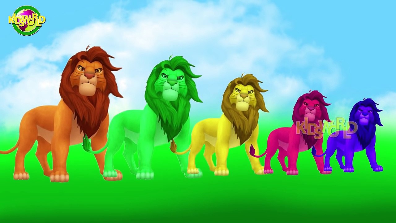 Lion Simba Cartoon Finger Family Nursery Finger Family Rhymes Kids World Finger Family Rhy