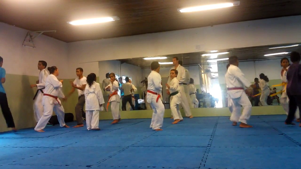 Primeiro dia no Karate 1 !!!!