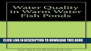 Ebook Water Quality in Warmwater Fish Ponds Free Read