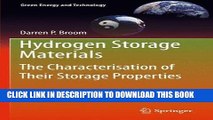 Ebook Hydrogen Storage Materials: The Characterisation of Their Storage Properties (Green Energy