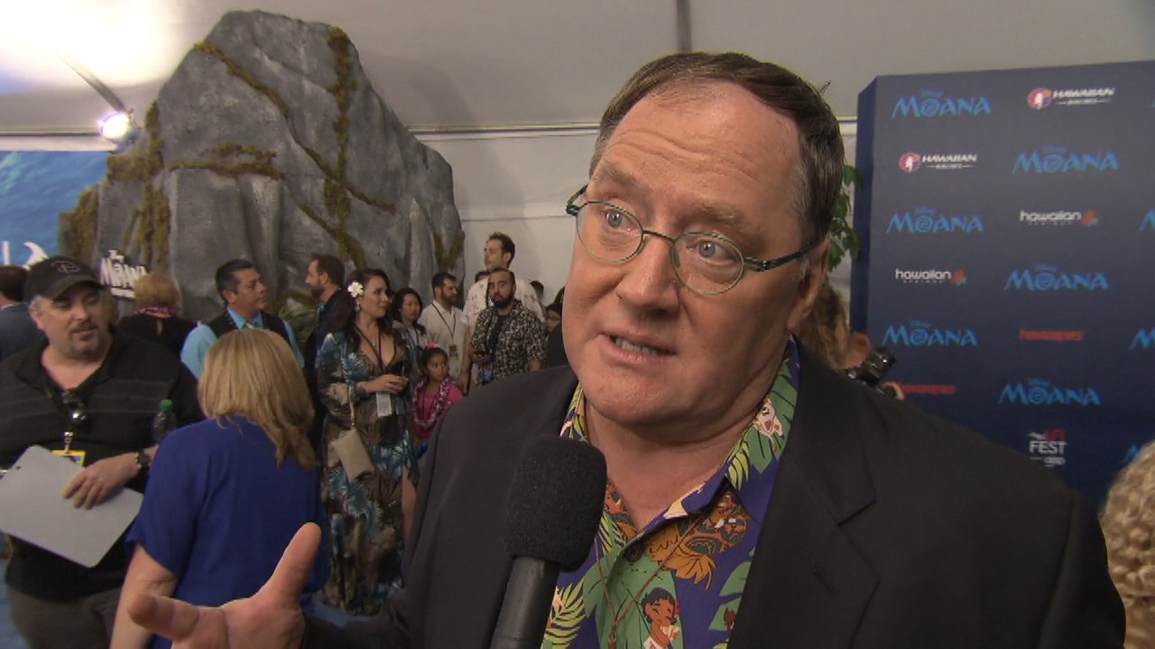 John Lasseter Embraces Pacific Island People