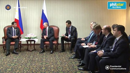 Duterte and Putin meet in Peru