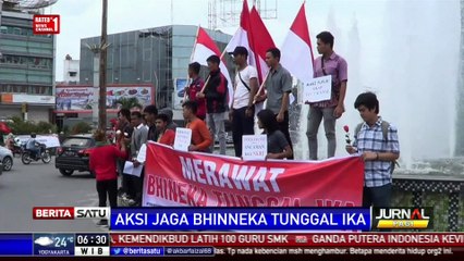 Warga Medan Gelar Aksi Menjaga Kebhinnekaan