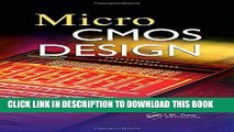 Ebook MicroCMOS Design (Circuits and Electrical Engineering) Free Read