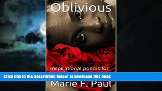 Best book  Oblivious: Inspirational poems for caregivers BOOK ONLINE