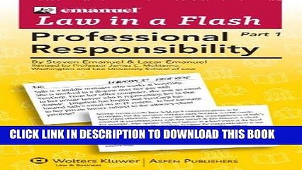 Ebook Law in a Flash Cards: Professional Responsibility (2-part set) Free Read