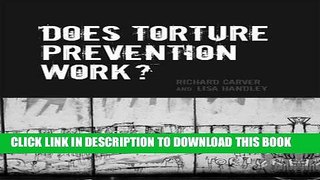 Best Seller Does Torture Prevention Work? Free Download