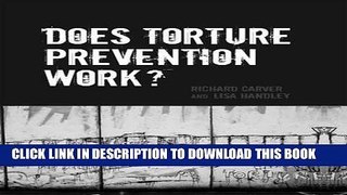 Ebook Does Torture Prevention Work? Free Read