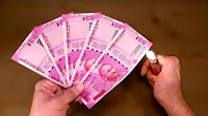 Best Indian Currency Ever- 2000 Rs Note- 5 CRAZY TORTURE TEST - Waterproof_ Fire Proof_Color Fade__