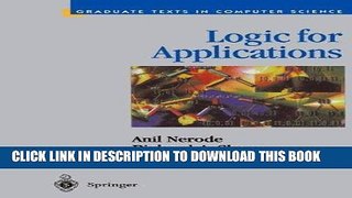 Best Seller Logic for Applications (Texts in Computer Science) Free Read