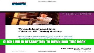 Best Seller Troubleshooting Cisco IP Telephony (paperback) (Networking Technology) Free Read