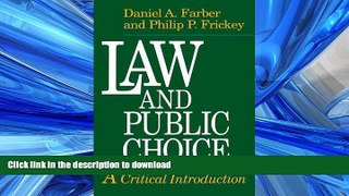 READ BOOK  Law and Public Choice: A Critical Introduction  BOOK ONLINE